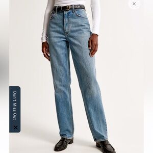 Abercrombie Curve Love High Rise 90s Straight